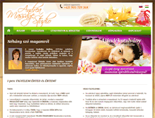 Tablet Screenshot of massagestudio.sk